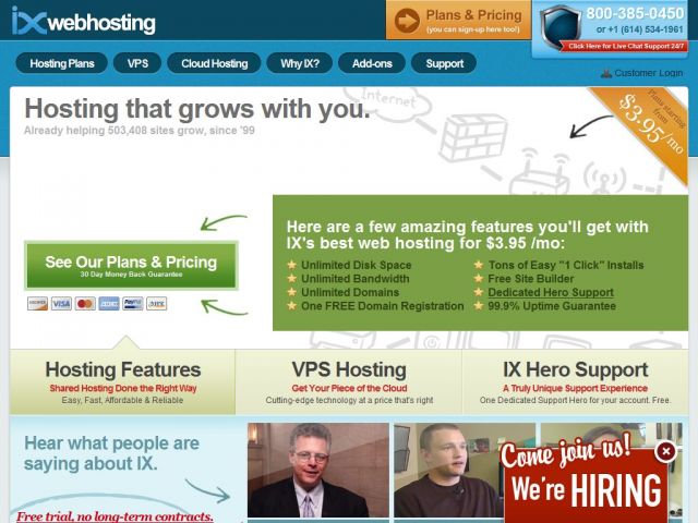 ixwebhosting review